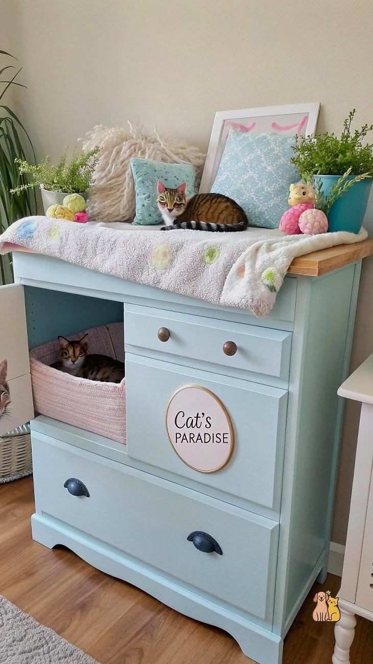 The DIY Cardboard Insert Dresser