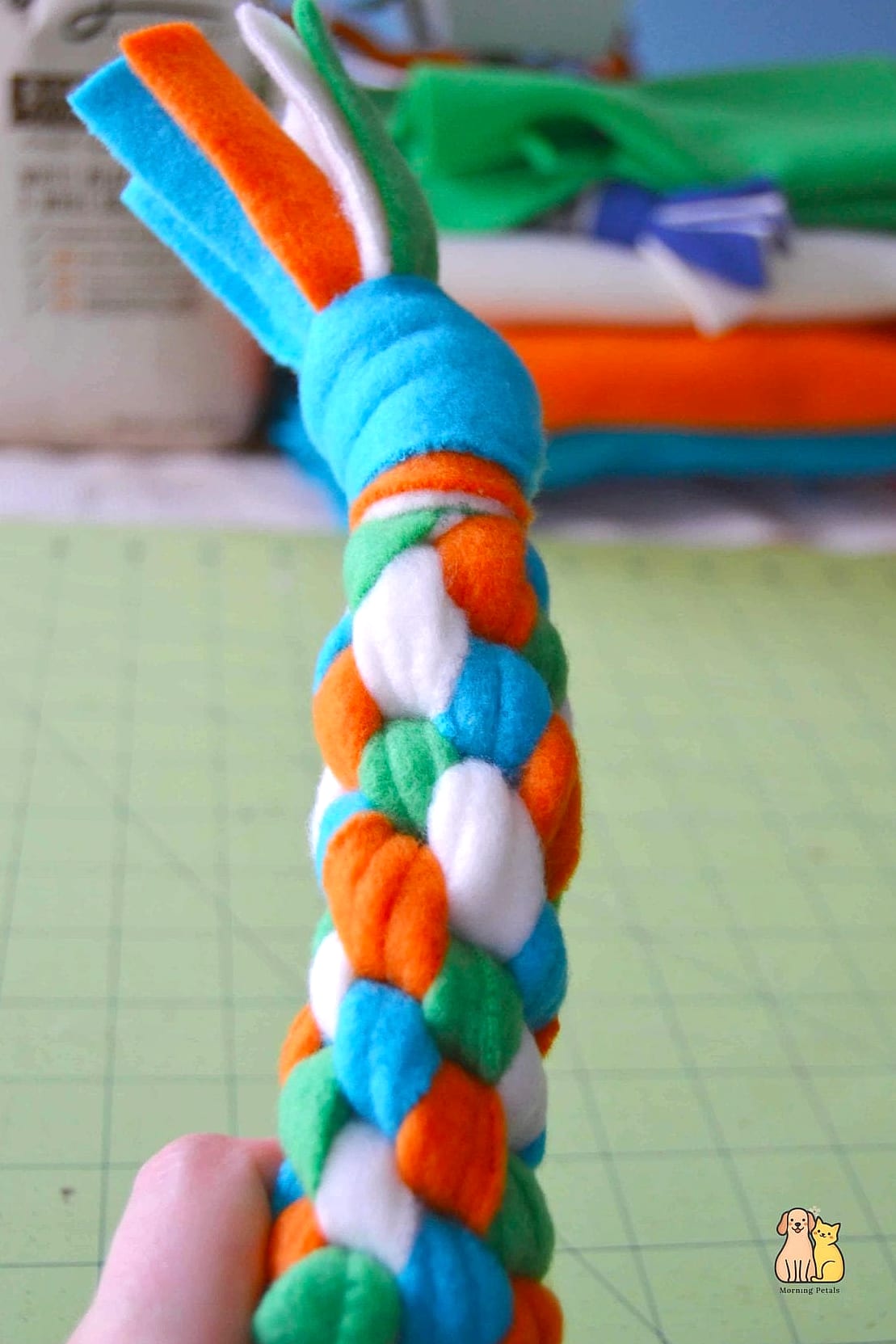 The DIY Fleece Rope Toy