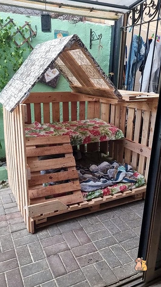 The DIY Pallet Dog House