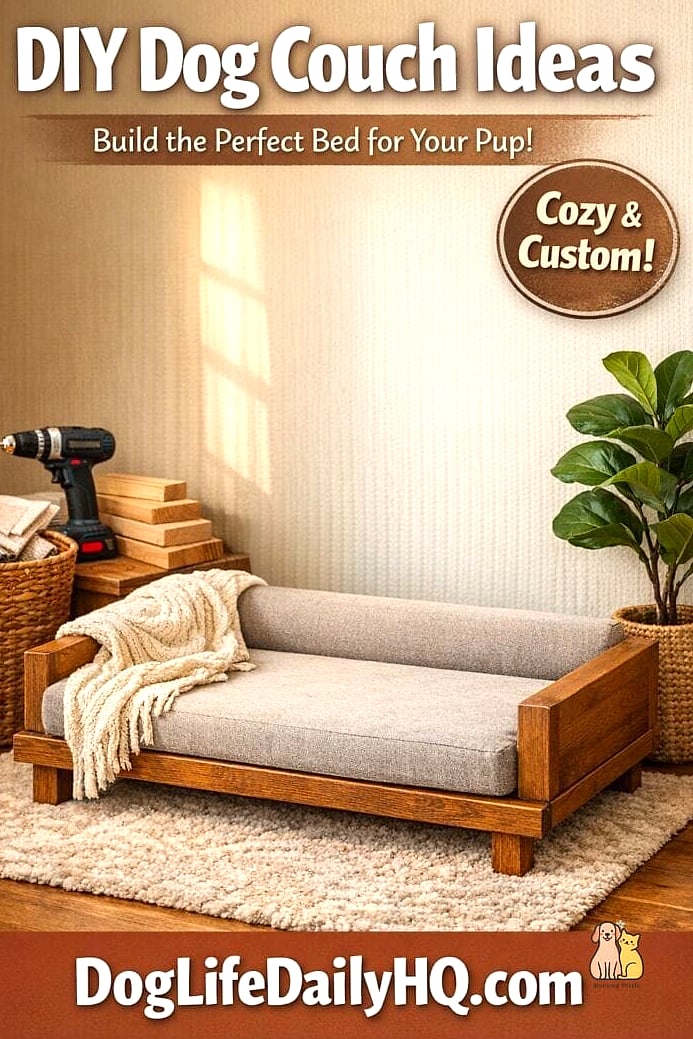 The DIY Sofa Cushion Dog Bed