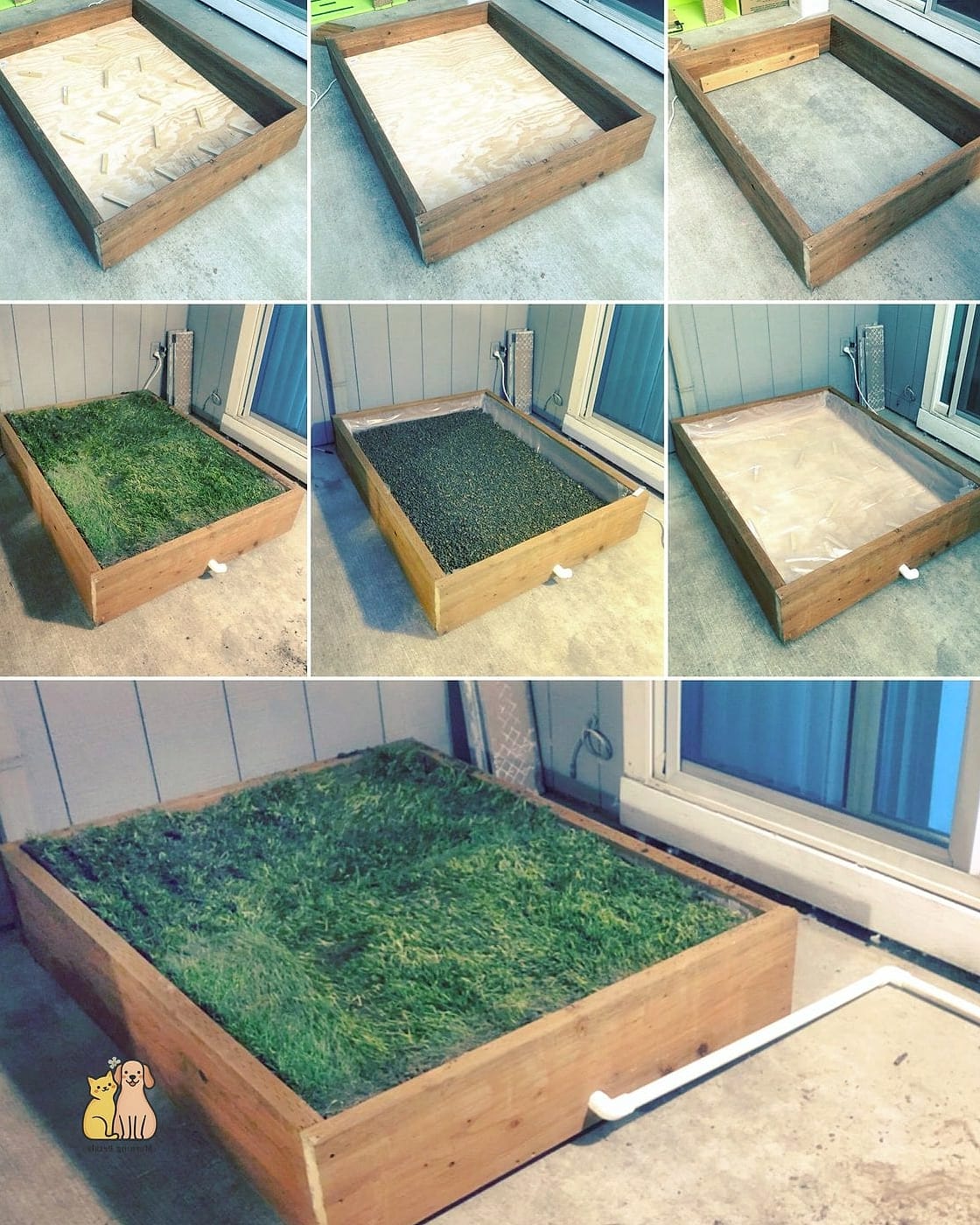 30 Perfect Outdoor Dog Potty Area on a Budget 5 DIY Wood-Framed Sandbox Style