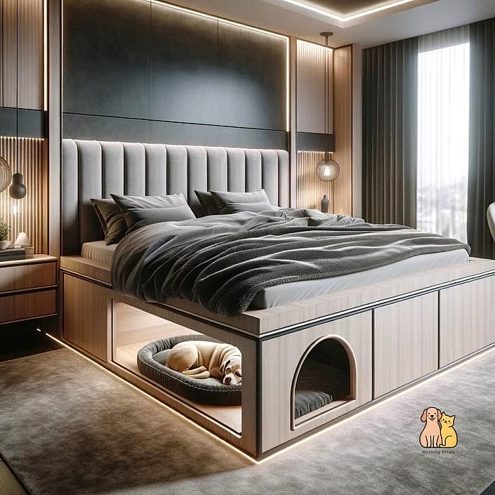 The Dog Bed Built Into the Furniture