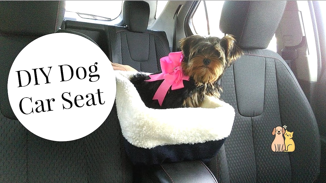 The Dog Car Seat With Storage Pockets