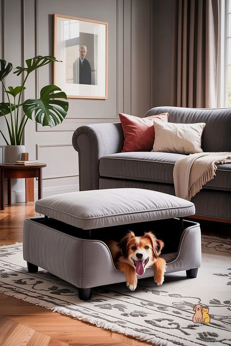 The Dog-Friendly Ottoman Bed Combo