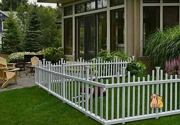 Dog-Proof Picket Fence Extension
