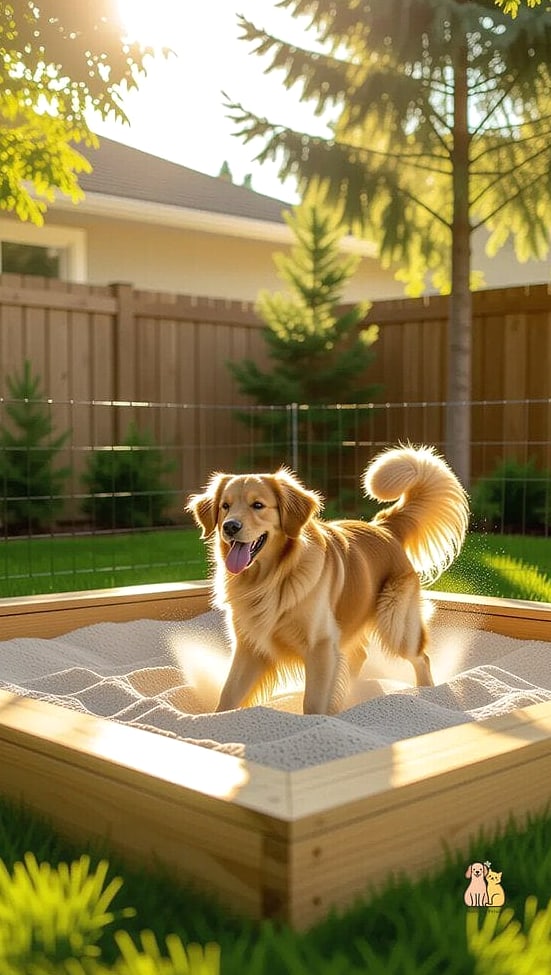 The Dog Run With Digging Zone