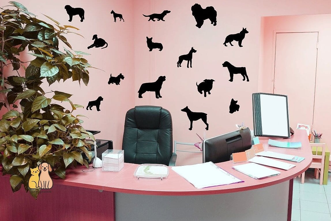 15 Brilliant Dog Wall Ideas Worth Pinning Immediately 15 A Dog Silhouette Wall Decal