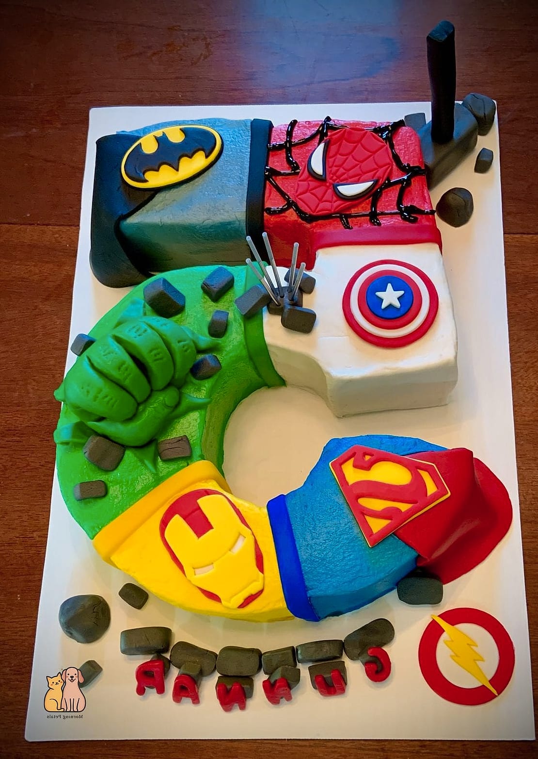 22 Creative Dog Themed Cakes Your Pet Will Beg For More 22 Dog Superhero Cake