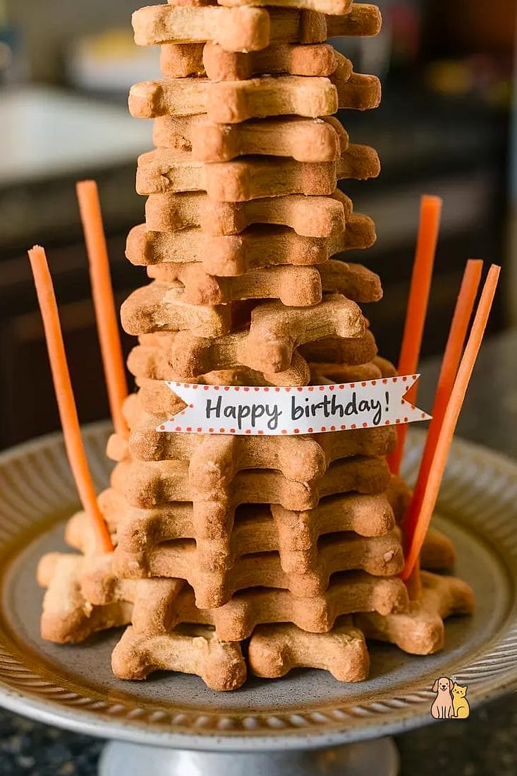 22 Creative Dog Themed Cakes Your Pet Will Beg For More 6 Dog Treat Tower Cake