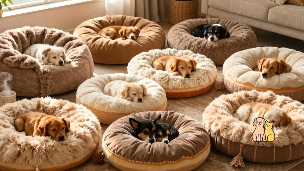 20 Stunning Best Dog Beds You Need in Your Life Right Now 19 Donut Memory Foam Combination Bed