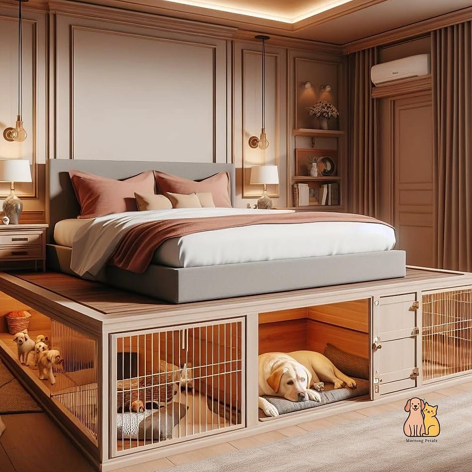 The Double Dog Bed Station