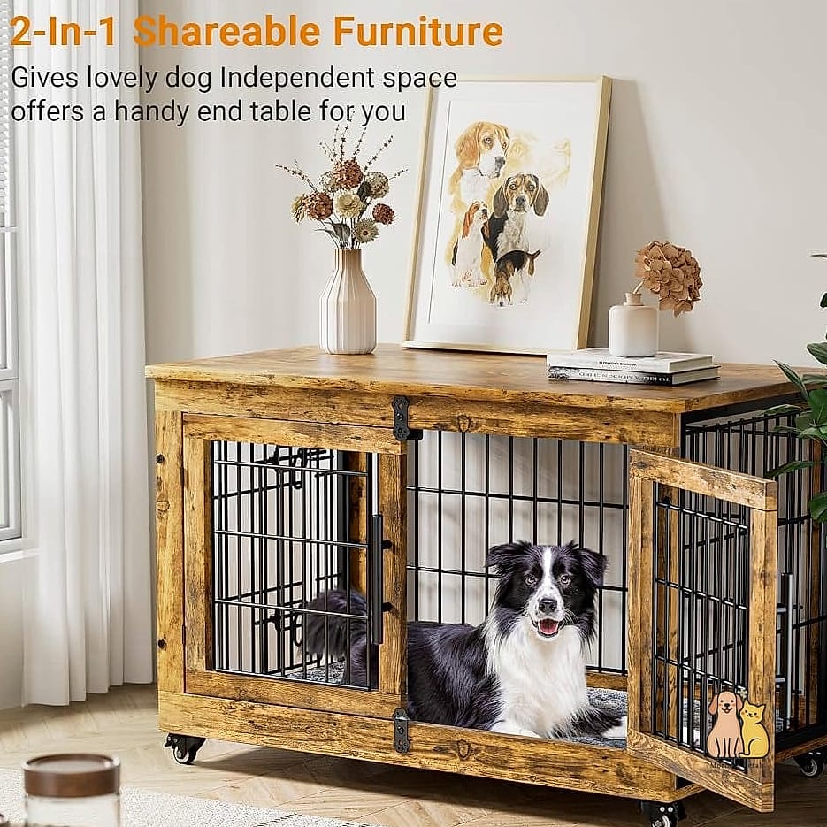 23 Precious Best Dog Crates That Prove Pets Are the Best 10 The Double-Door Wire Crate
