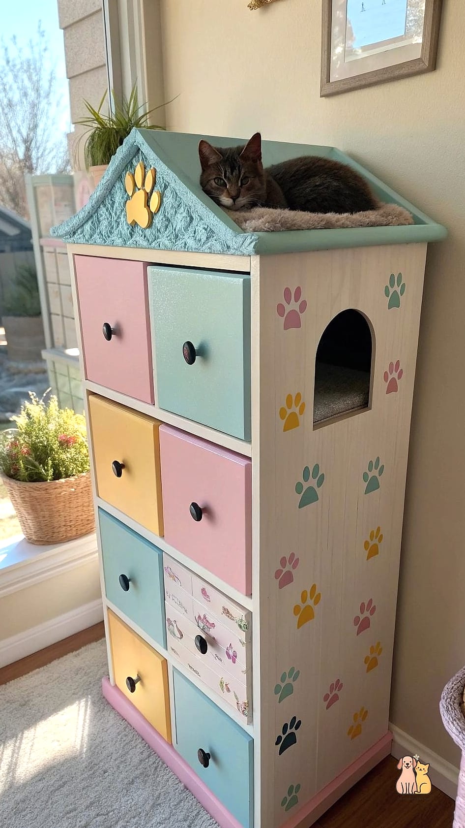 20 Brilliant Diy Cat Cave That Are Totally Worth It 12 Dresser Drawer Cave