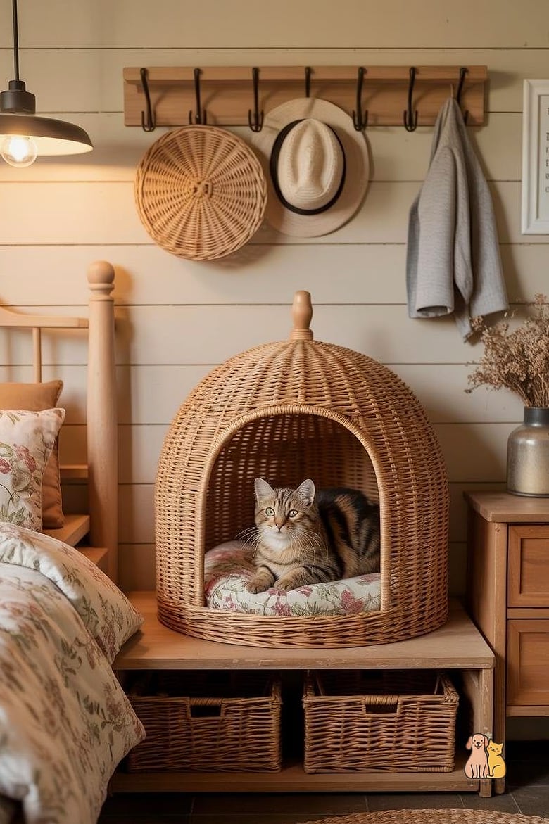 The Dried Lavender Linen Pillow Bed