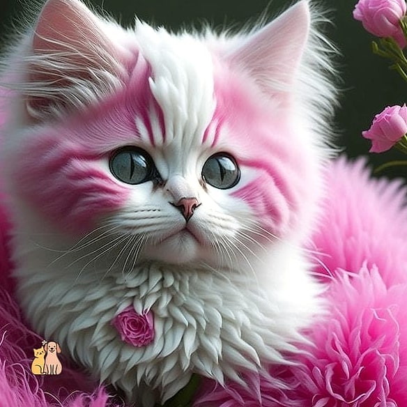 Dusty Rose Velvet Cat Bed