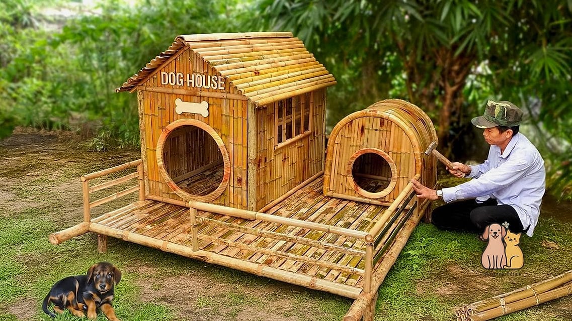 20 Brilliant Diy Dog Crates That Are Totally Worth It 22 The Eco-Friendly Reclaimed Wood Dog Crate