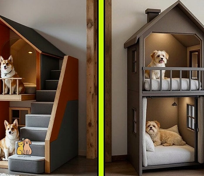 23 Incredible Best Dog Houses That Will Make Your Day 7 The Elevated Loft House with Ramp