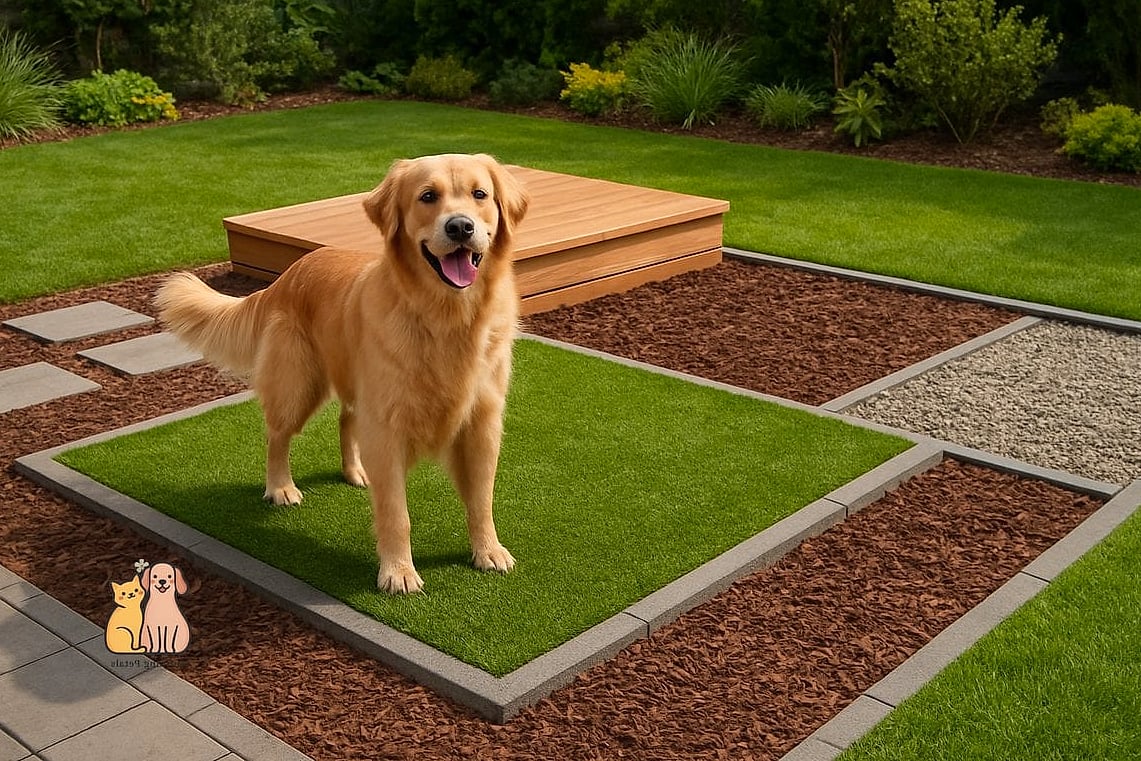 30 Perfect Outdoor Dog Potty Area on a Budget 23 Elevated Potty Platform with Drainage Tray