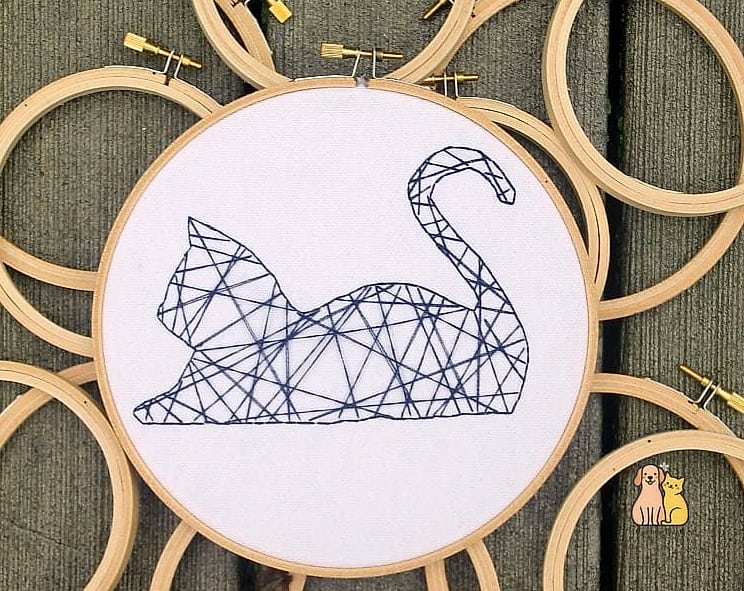 Embroidery Hoop Hammock