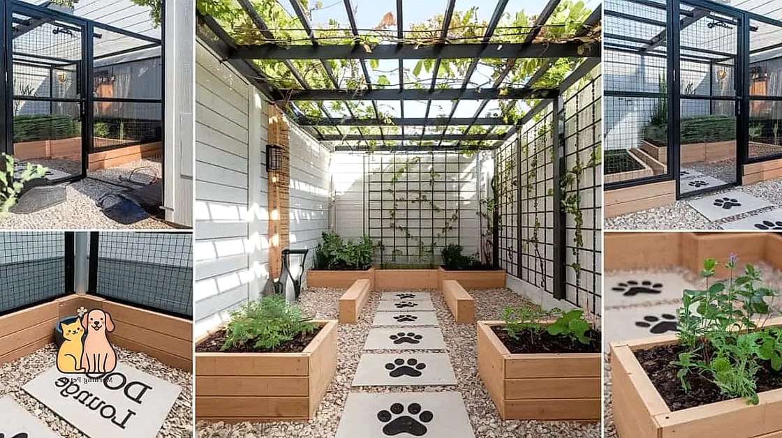 The Enclosed Catio-Style Dog Patio
