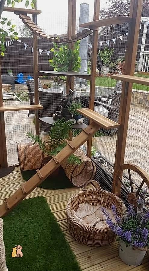 Enclosed Grass Patio