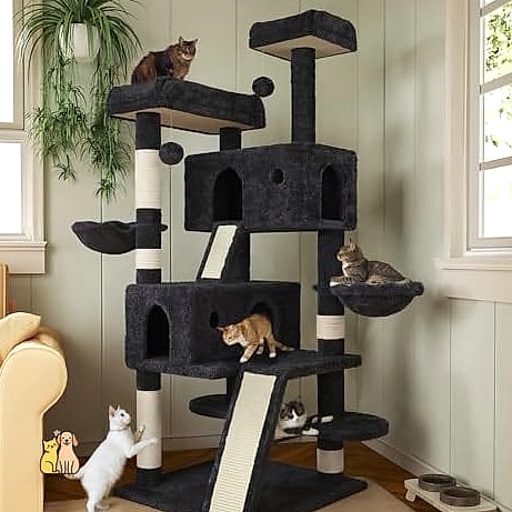 35 Precious Cool Cat Trees That Prove Pets Are the Best 25 The Extra-Wide Base Stability Tree