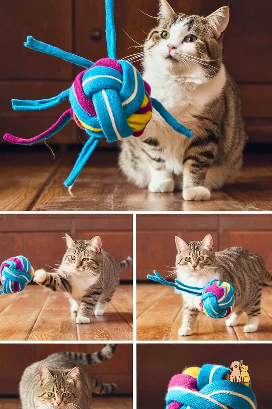 Fabric Scrunchie Ball