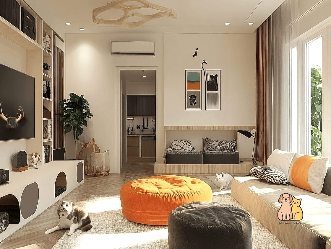 The Family Room with Pet Stairs