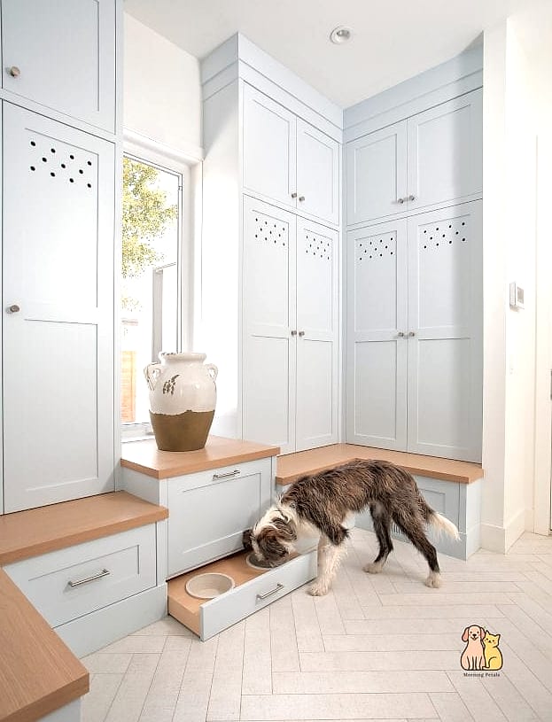 Farmhouse Bench Feeding Station