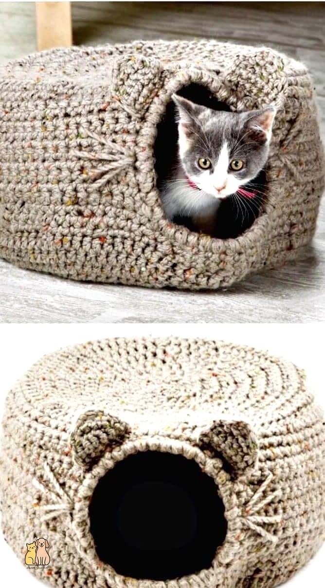 Farmhouse-Style Jute and Wool Blend Nest