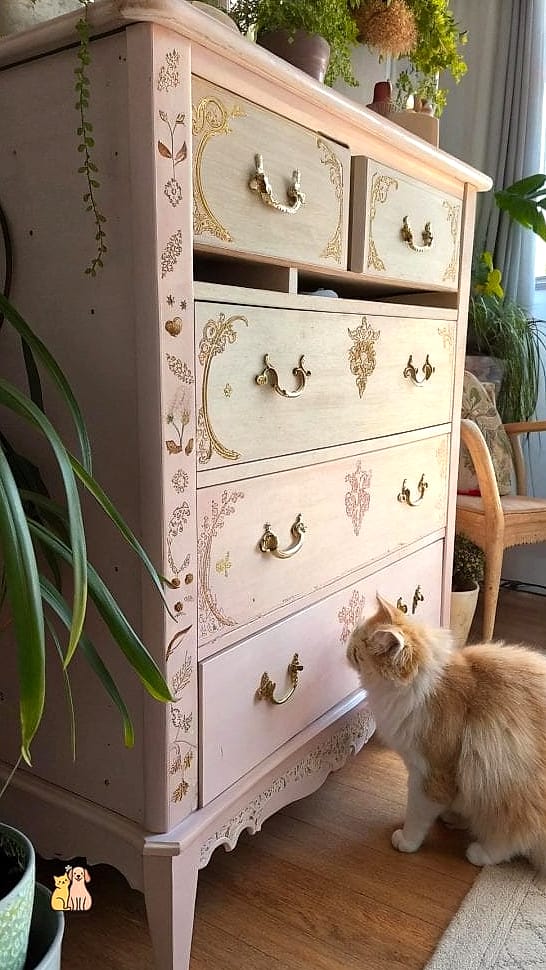 The Farmhouse Whitewashed Dresser Den