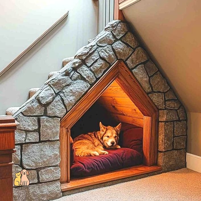 The Faux Fireplace Reading Nook