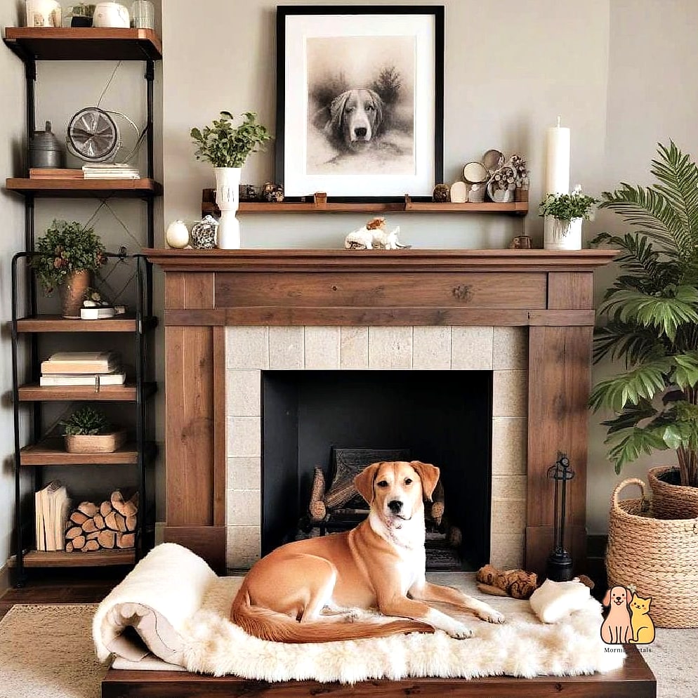 20 Clever Dog Corner Ideas That Are Totally Worth It 10 The Faux Fireplace Reading Corner