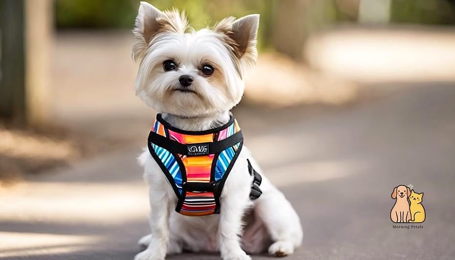 The Faux Fur Trim Harness Vest