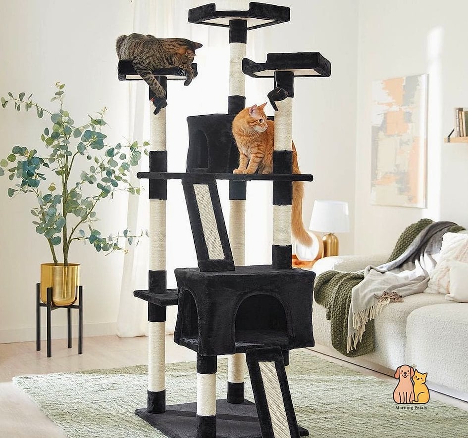 35 Precious Cool Cat Trees That Prove Pets Are the Best 31 The Faux Leather Modern Tree