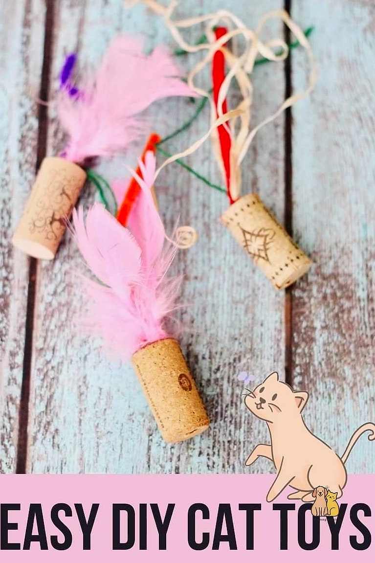 45 Easy Diy Cat Toys to Try Right Now 42 Feather Duster Toy