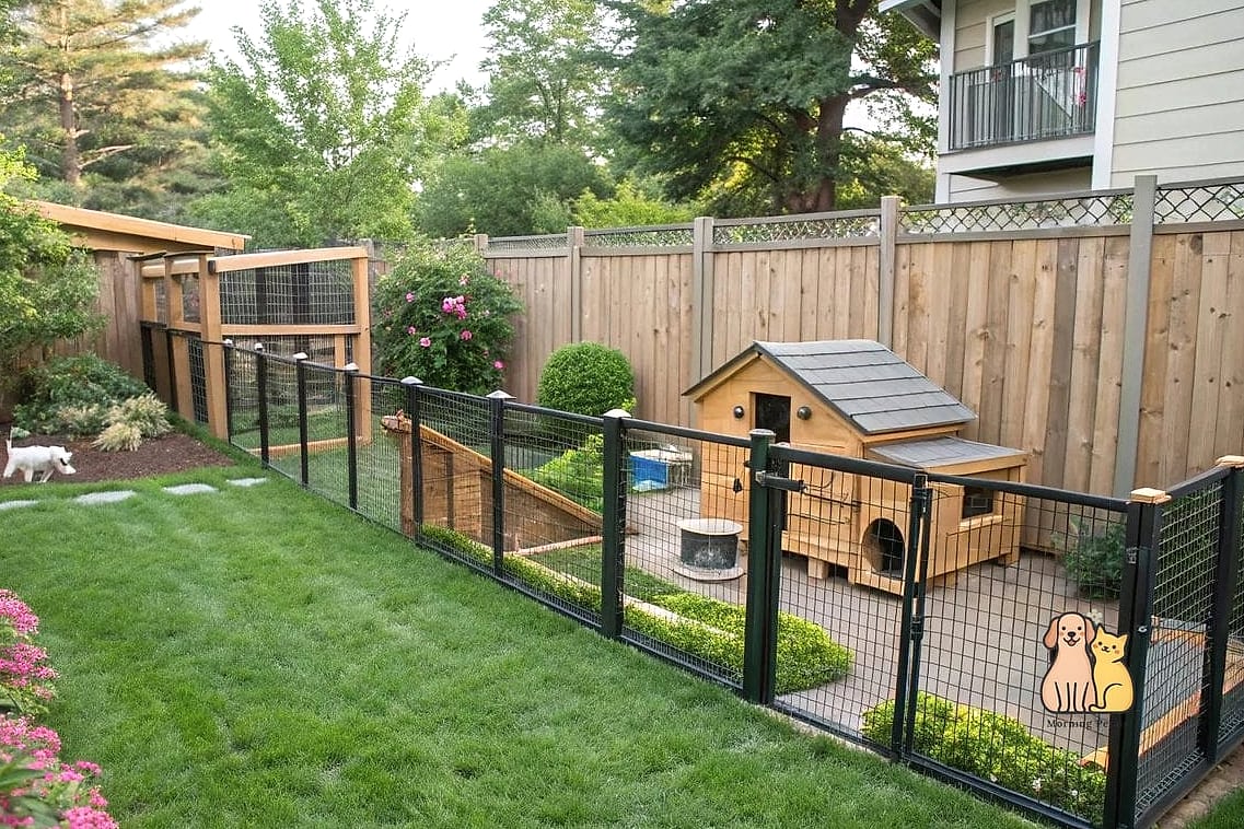 The Fenced Dog Run Connector Door