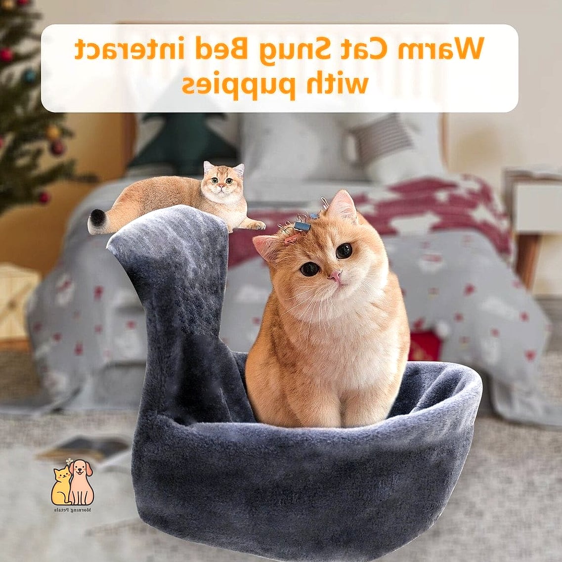 Fleece-Lined Basket Swing