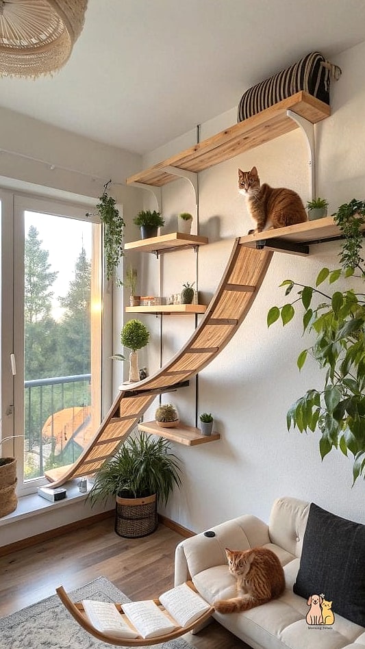 The Floating Bridge Between Two Cat Trees