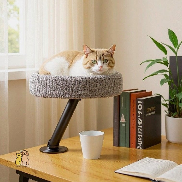 A Floating Cat Bed Pod