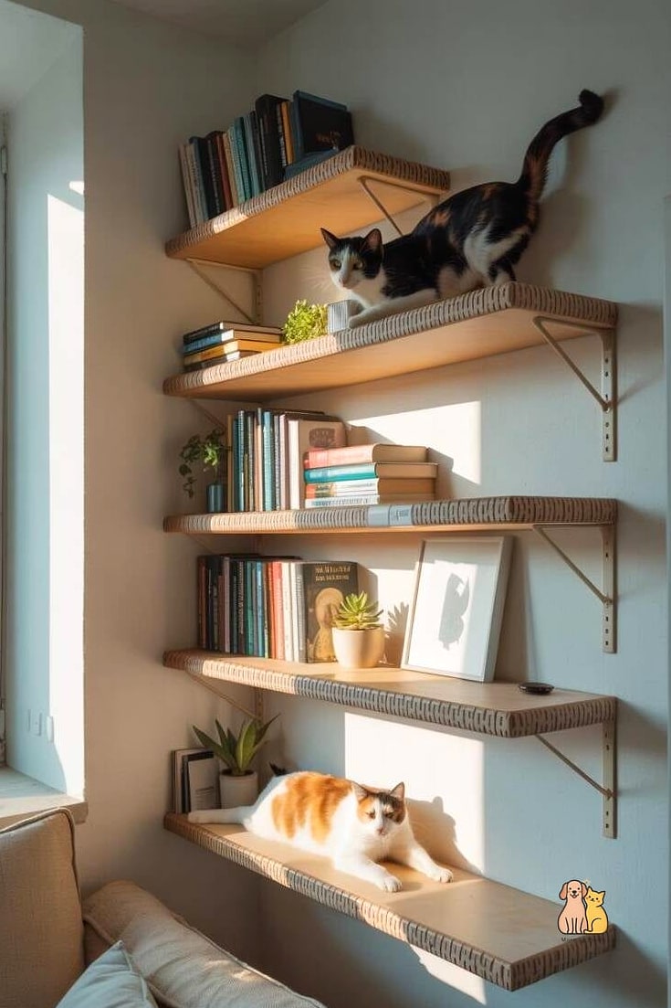 Floating Shelf Bookend Combo