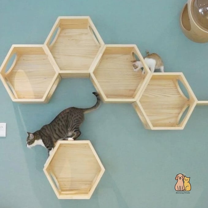 Floating Shelf Play Tunnel