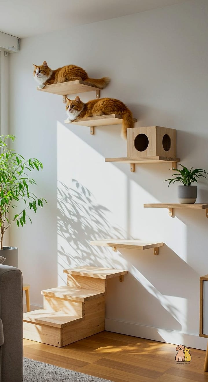 Floating Shelf Sunbathing Deck