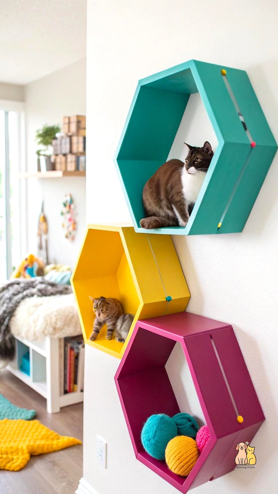 50 Budget-friendly Cat Food Station Ideas Your Pet Will Beg For More 6 The Floating Shelf Station