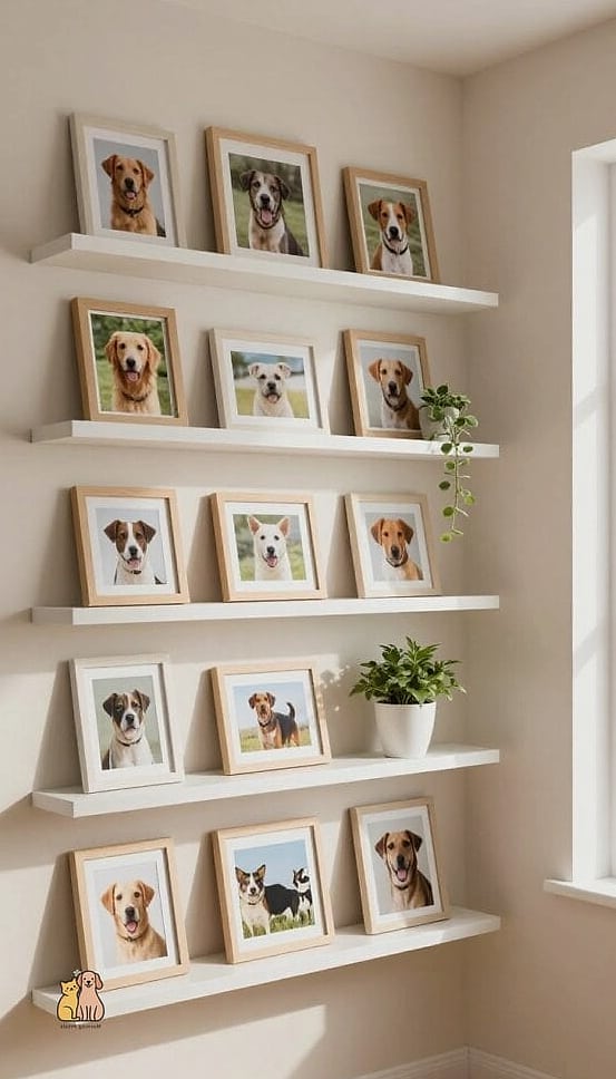 15 Brilliant Dog Wall Ideas Worth Pinning Immediately 5 Floating Shelves for Toy Storage
