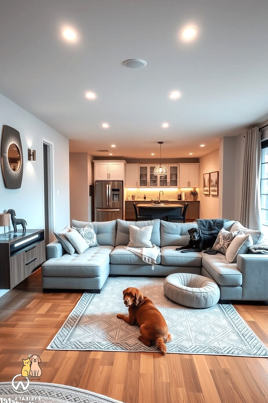 30 Perfect Dog Friendly Living Room Ideas That Will Inspire You 16 Floor-to-Ceiling Curtains That Are Actually Washable