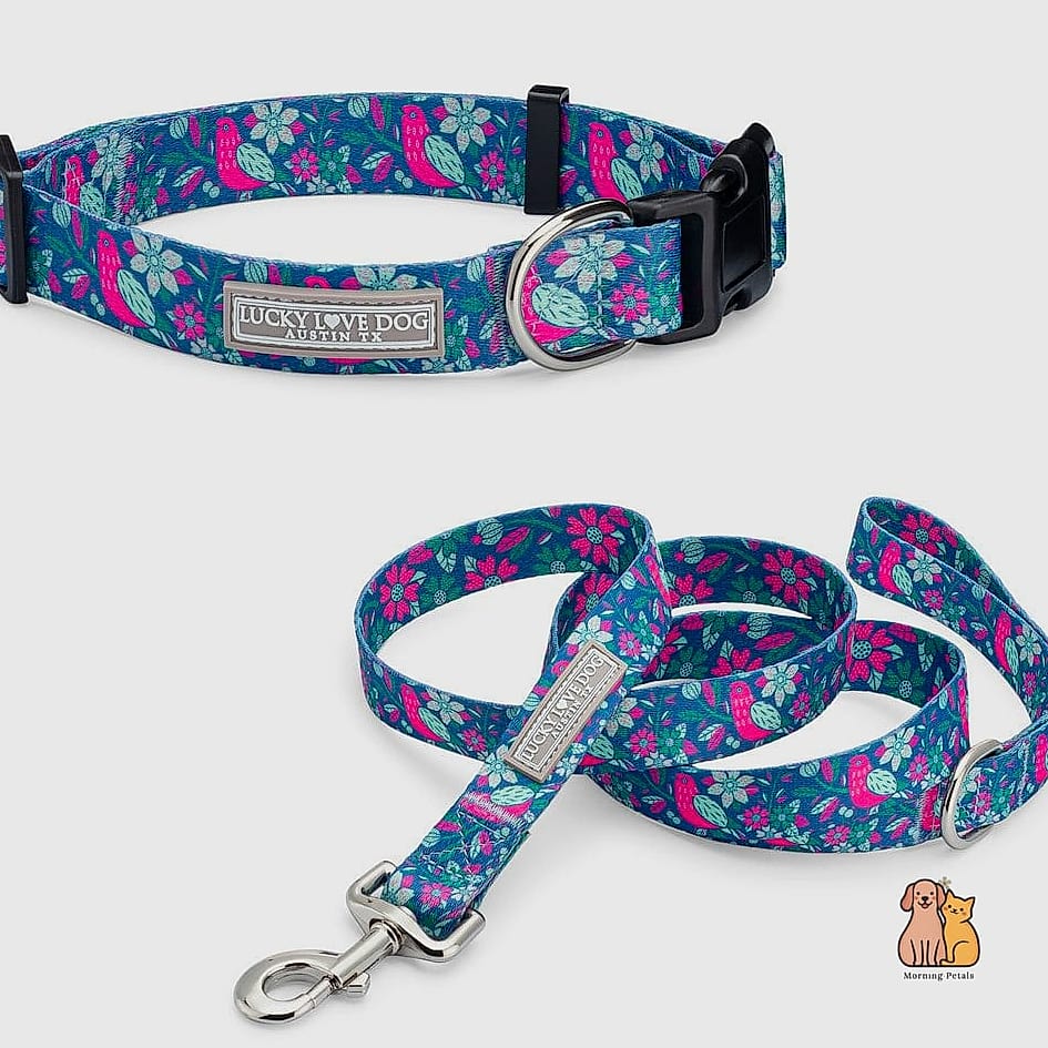 The Floral Print Leash for Spring Walks