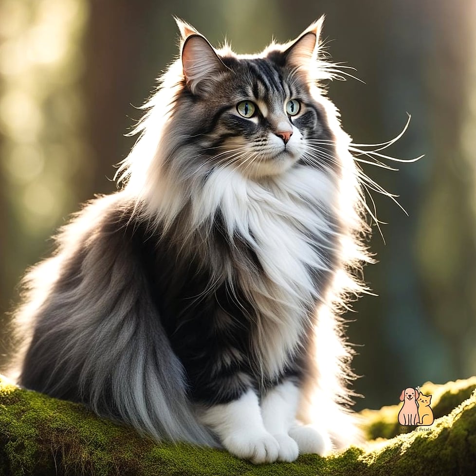 The Fluffy Norwegian Forest Cat