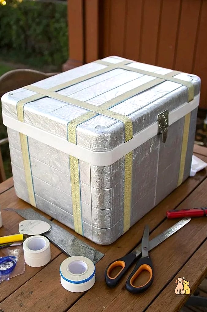 Foam Cooler Insert Shelter