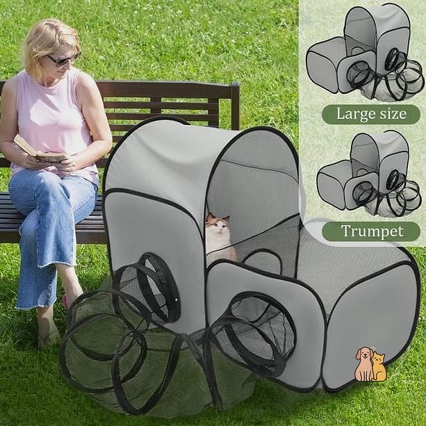 The Foldable Portable Catio
